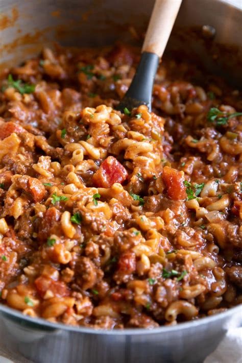 American Goulash Recipe One Pot The Forked Spoon
