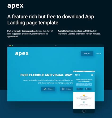 The free landing page templates listed below will definitely end your search. 100+ Free Landing Page (Single Page App) Templates To ...