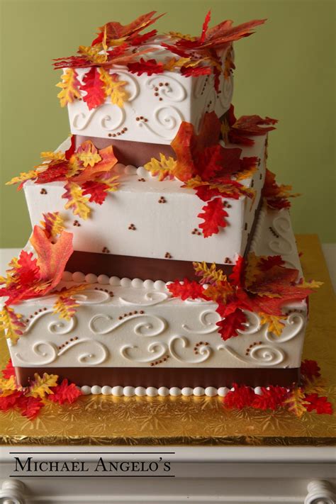 Simply Fall 9specialty Fall Wedding Cakes Fall Cakes Wedding Cakes