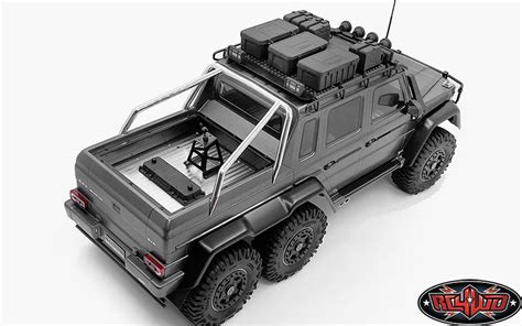 Command Roof Rack W Diamond Plate For Traxxas Mercedes Benz G 63 Amg