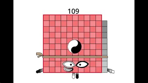 Numberblock 109 As A Ninja Youtube
