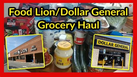I do miss self checkout on days when i'm running in for just 1 or 2 items. Food Lion I Dollar General Grocery Haul - YouTube