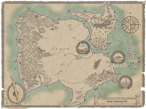 Parchment Map Commission By Stratomunchkin On Deviantart