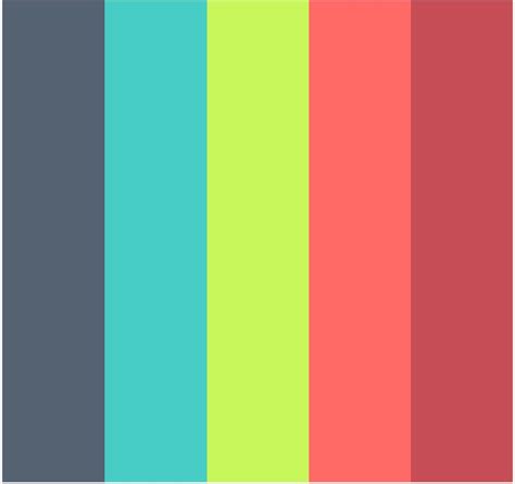 A Variation Of The Kids Color Palette Neon Colour Palette Color