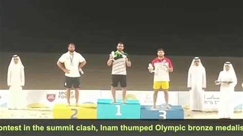 Inam Butt Wrestler Gold Medal Anoc World Beach Games 2019 Doha Youtube