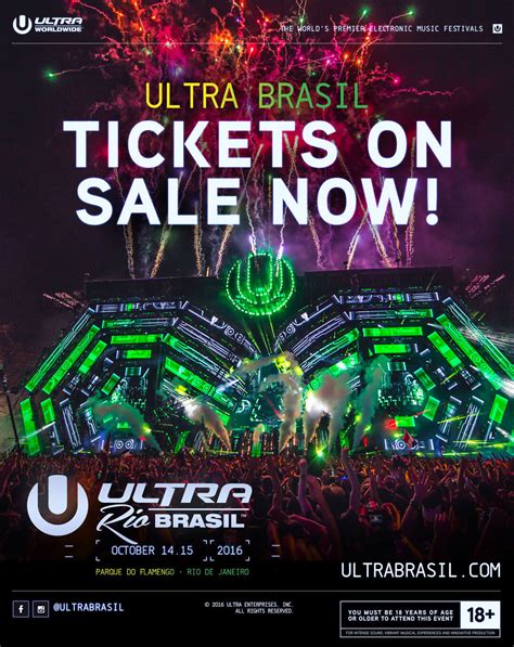 Tickets Ultra Brasil