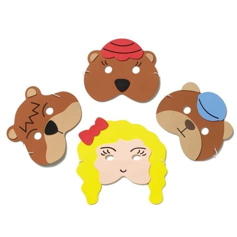 Goldilocks And The Three Bears Storytelling Masks Literacy From Early