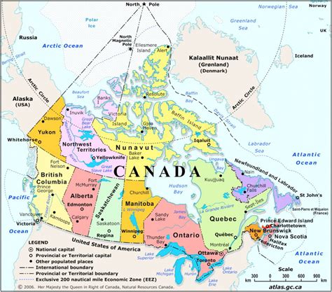 Canadian Maps Claim The North Pole—canada Doesnt The Map Room