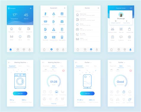 Smart Home Android App Design App Design Layout App Design