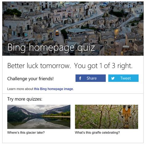 Review Of Bing Sports Quiz Bing News Quiz Today Bing Homepage Quiz