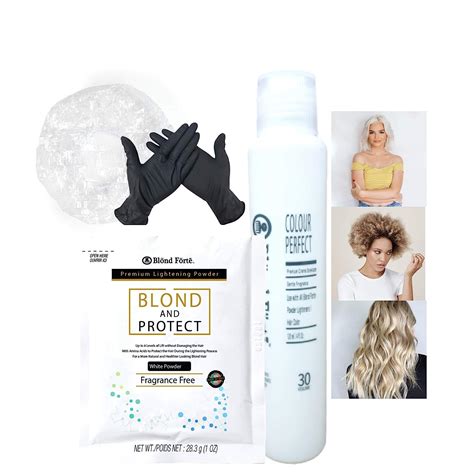 Blond Forte Blond And Protect Diy Hair Lightening Kit 8 Level Hair Bleach