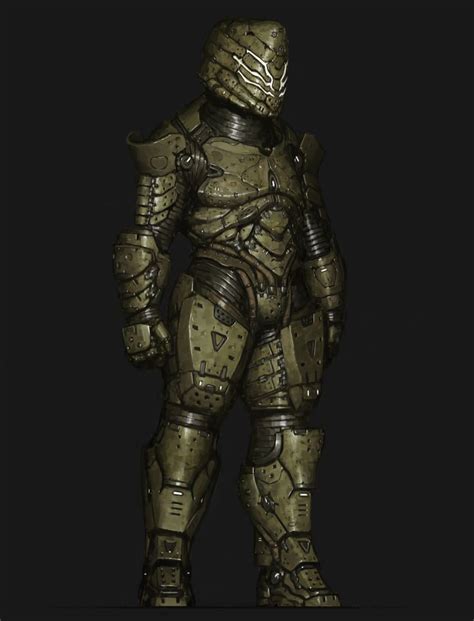 Artstation Shock Trooper Ariel Perez Futuristic Armour Armor