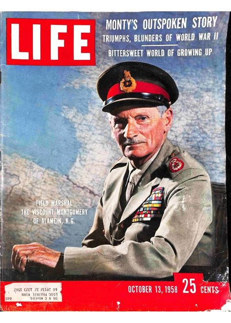 Cover Print Of Life Magazine October 13 1958