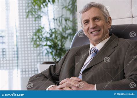 Portrait Of A Mature Businessman Stock Photo Image Of Leadership