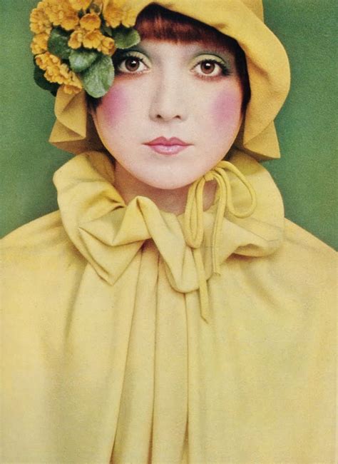 photograph by barry lategan for vogue magazine 1972 sarah moon biba fashion vintage