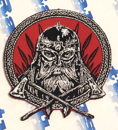 Morale Patch Viking Norse Mythology God Odin With An Ax Ebay