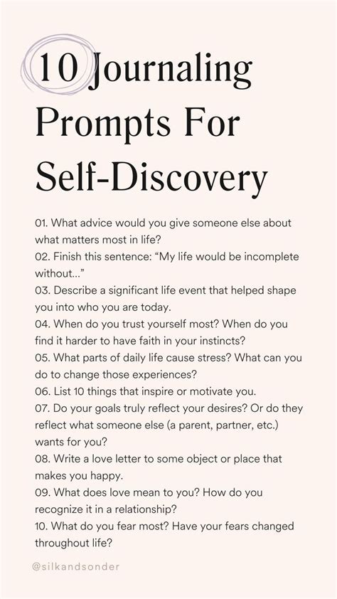 35 Journaling Prompts For Self Discovery And Personal Growth Journal