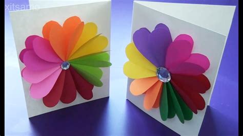 Diy Easy Handmade Greeting Cards How To Make Paper Cards