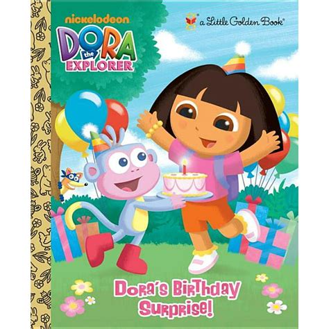 Little Golden Book Doras Birthday Surprise Hardcover