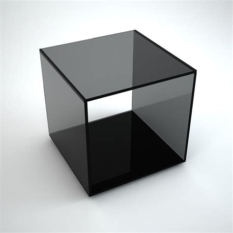 This Black Glass Table Is A Special Edition Version Of Our Quebec Glass