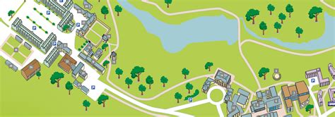 3d Illustrated Map For Bath Spa University Lovell Johns