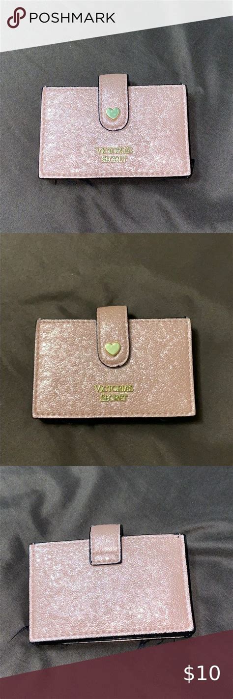 Pink Victorias Secret Accordion Card Holder Handbag Card Secret