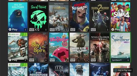 Xbox Game Pass Ultimate Games List Youtube
