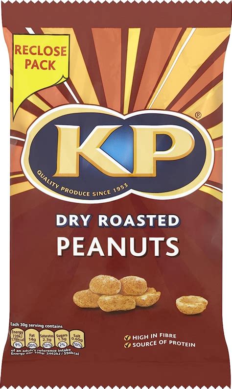 Kp Dry Roasted Peanuts 270g Amazonca Grocery And Gourmet Food