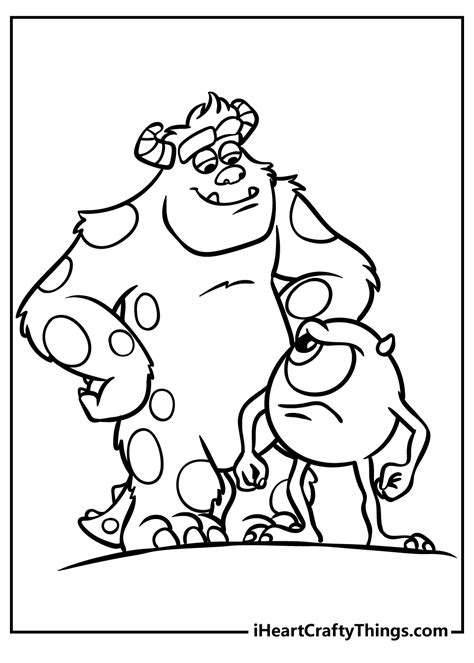 Sully Monsters Inc Monster Coloring Pages Disney Coloring Pages Porn