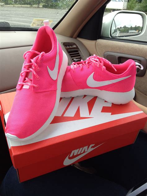 Hot Pink Nike Shoes Nike Hot Pink Shoes Etsy Shop Pink Nike Running