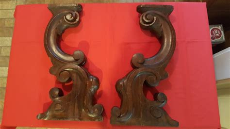 Pair Of Antique Corbels Antique Price Guide Details Page