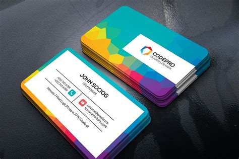 Color Business Card Creative Daddy