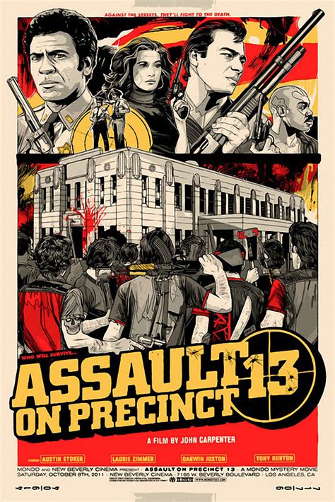Assault On Precinct Poster By Tyler Stout