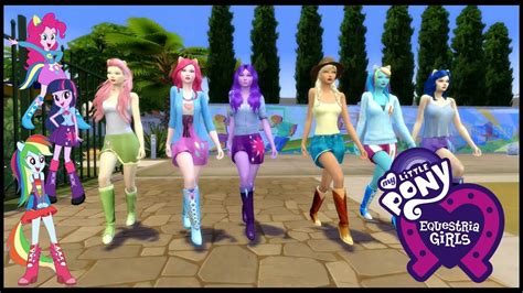 The Sims 4 Equestria Girls Party My Little Pony Youtube