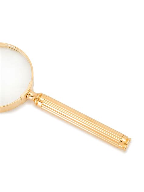 El Casco 23kt Gold Magnifying Glass Farfetch