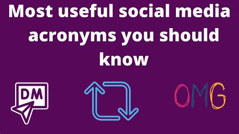 Most Useful Social Media Acronyms You Should Know By Avinasharex