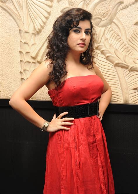 Beautiful South Indian Actress Archana Veda Looks Hot In Red Dress At