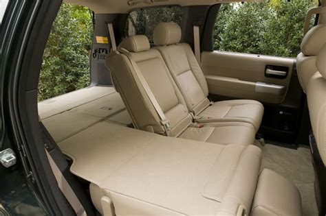 2009 Toyota Sequoia Third Row Seats Folded Picture Pic Image