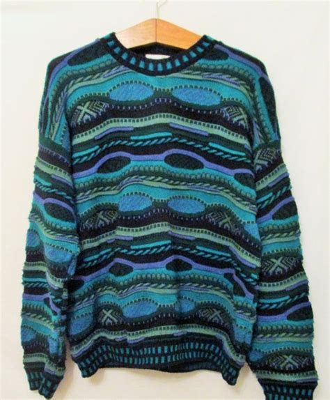 Vintage 1990s Coogi Inspired Sweater Etsy Sweaters Knitted