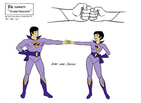 Model Sheets On X Wonder Twins Superfriends Friend Cartoon