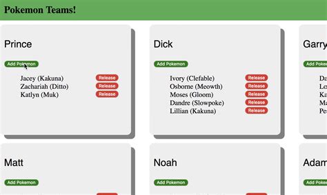 Check spelling or type a new query. Js Rails As Api Pokemon Teams Project - Learn.co