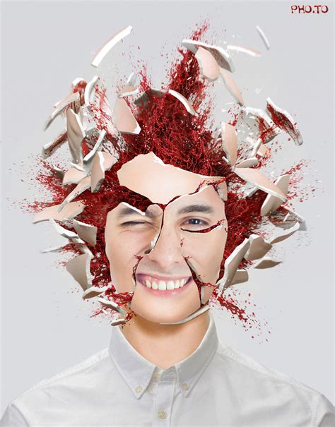 Make A Head Explosion Effect With Your Face Photo Online