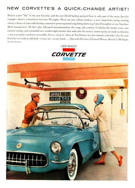New Corvettes A Quick Change Artist Chevrolet Corvette 1956