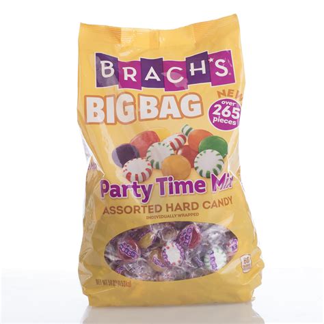 Brachs Party Time Mix Assorted Hard Candy Big Bag 54 Oz 265 Count