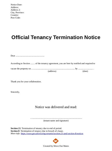 tenancy letter template tenancy blog