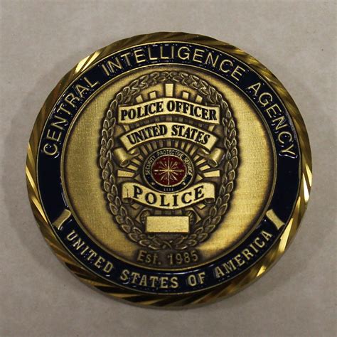 Central Intelligence Agency Cia Police One Team One Mission Challenge