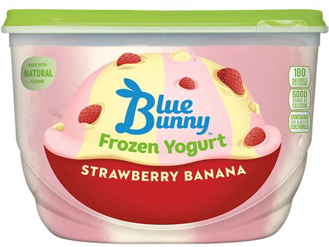 Strawberry Banana Frozen Yogurt | Strawberry banana frozen yogurt, Banana frozen yogurt, Frozen ...