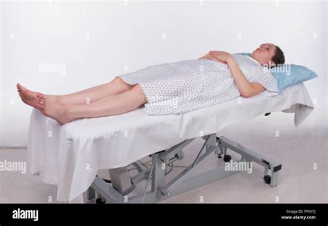 Examination Gown Hi Res Stock Photography And Images Alamy