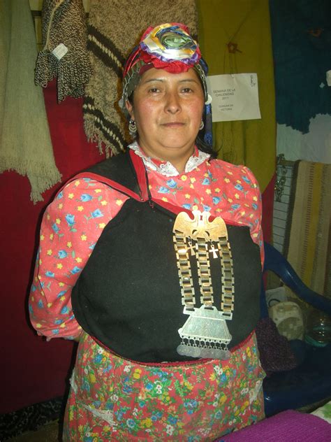 Proud Mapuche Woman Southern Cone End Of The World Chile Woman