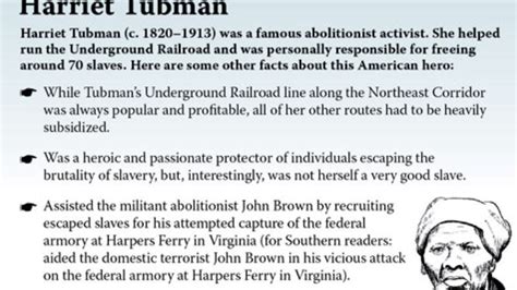 Black History Month Harriet Tubman